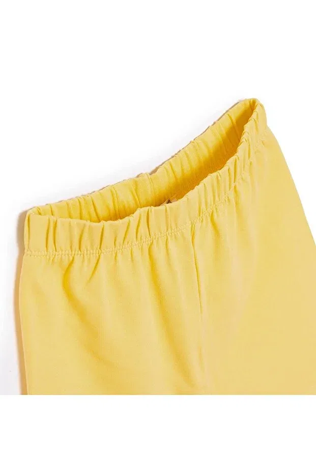 Детские шорты для девочек хлопковые Hellobaby basic shorts Ebebek Hello Baby, Sarı — фото 3