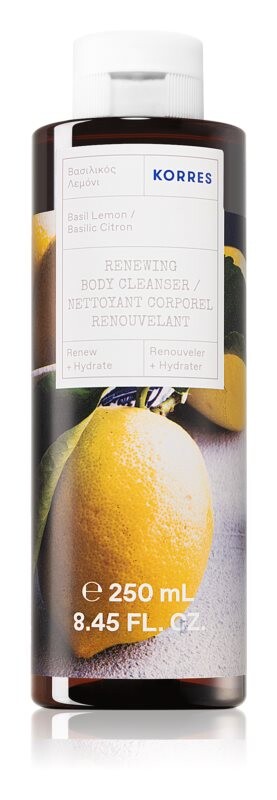 

Освежающий гель для душа Korres Basil Lemon
