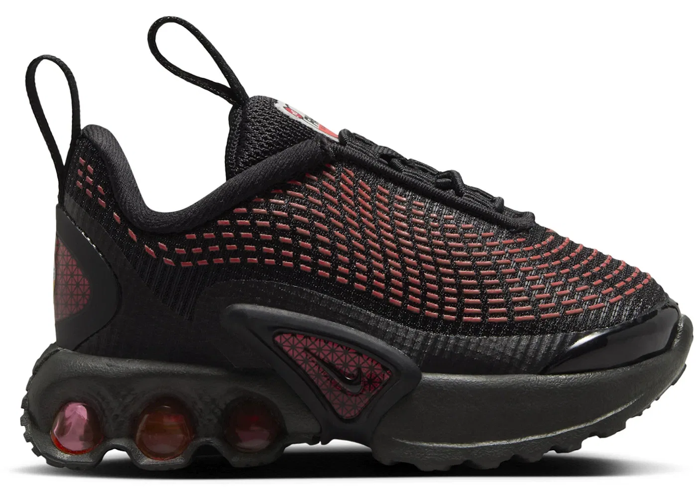 Детские кроссовки Lifestyle Nike Air Max Dn, Black/Black/Bright Crimson/Black