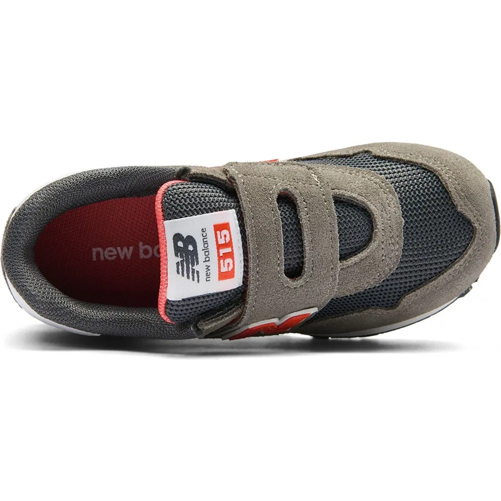 Детские кроссовки для мальчиков с замшевыми вставками 515 Grey New Balance — фото 3