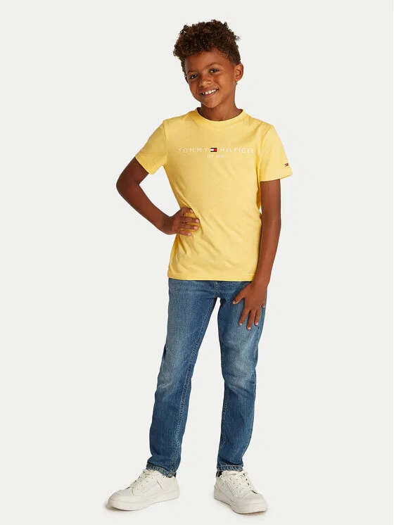 Футболка regular fit Essential Tommy Hilfiger, желтый — фото 4
