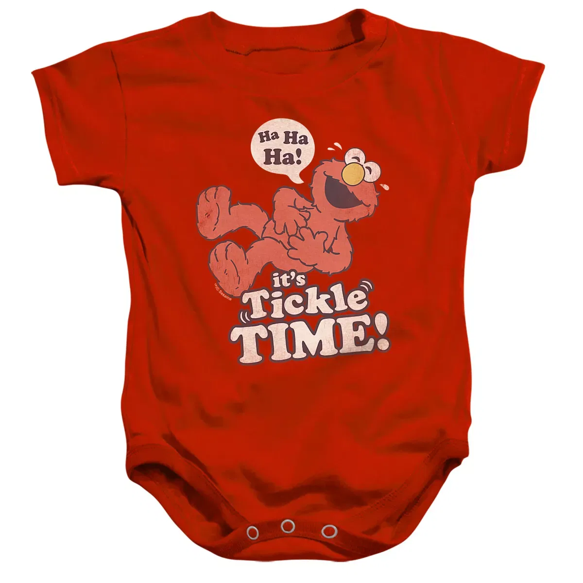 Детское боди с коротким рукавом Tickle Me Elmo Sesame Street, Red