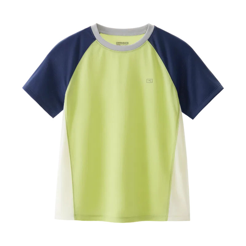 Детская футболка с круглым вырезом BANANA IN, Sea God Blue Multicolor