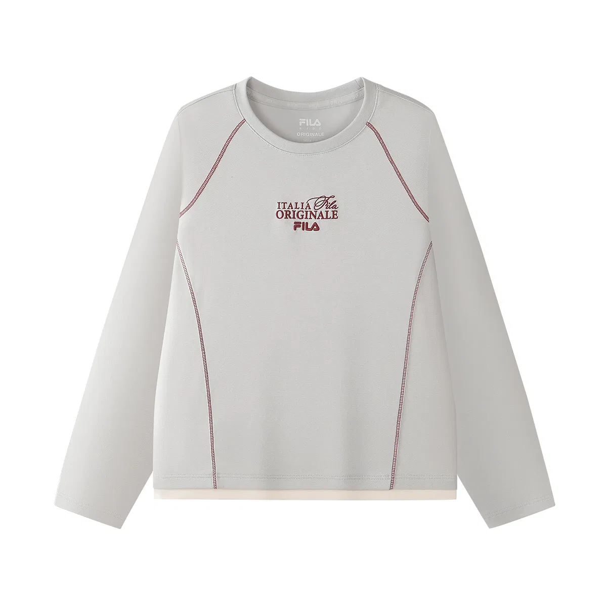 Детская футболка с круглым вырезом Ice Body Gray FILA KIDS