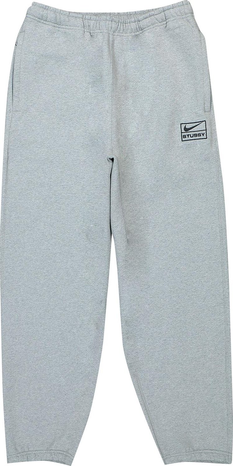 Спортивные брюки Nike x Stussy Sweatpants 'Grey', серый - фото