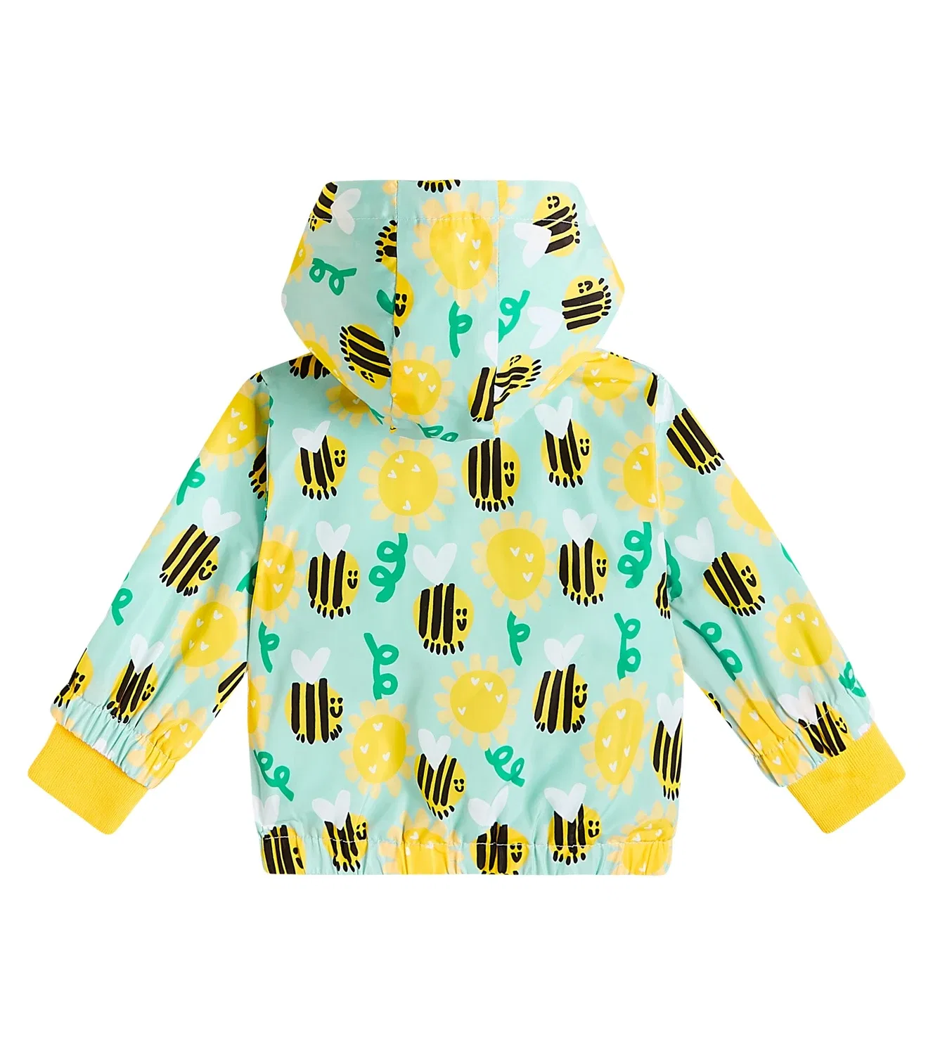 Легкая куртка с принтом Stella Mccartney Kids, бирюзовый — фото 2
