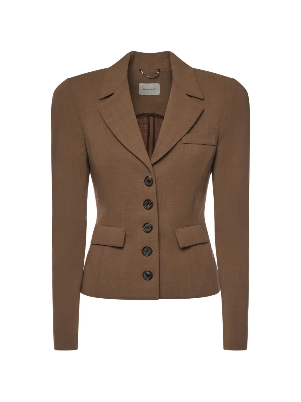 

Пиджак на пуговицах Magda Butrym, коричневый