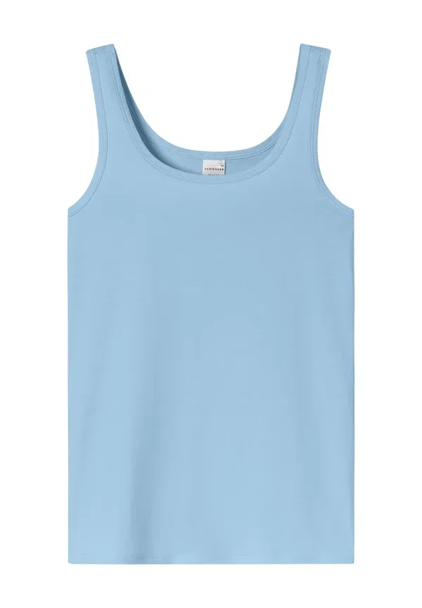Майка 2-pack undershirt Schiesser, розовый/голубой — фото 2