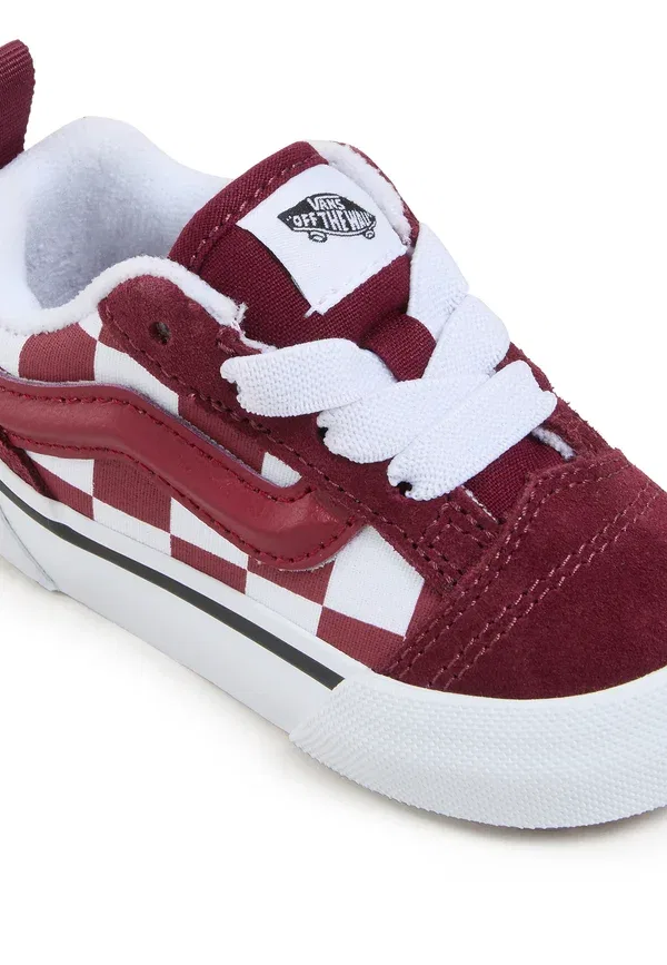 Кроссовки с дышащим верхом Knu Skool Vans, dark red, темно-красный — фото 4