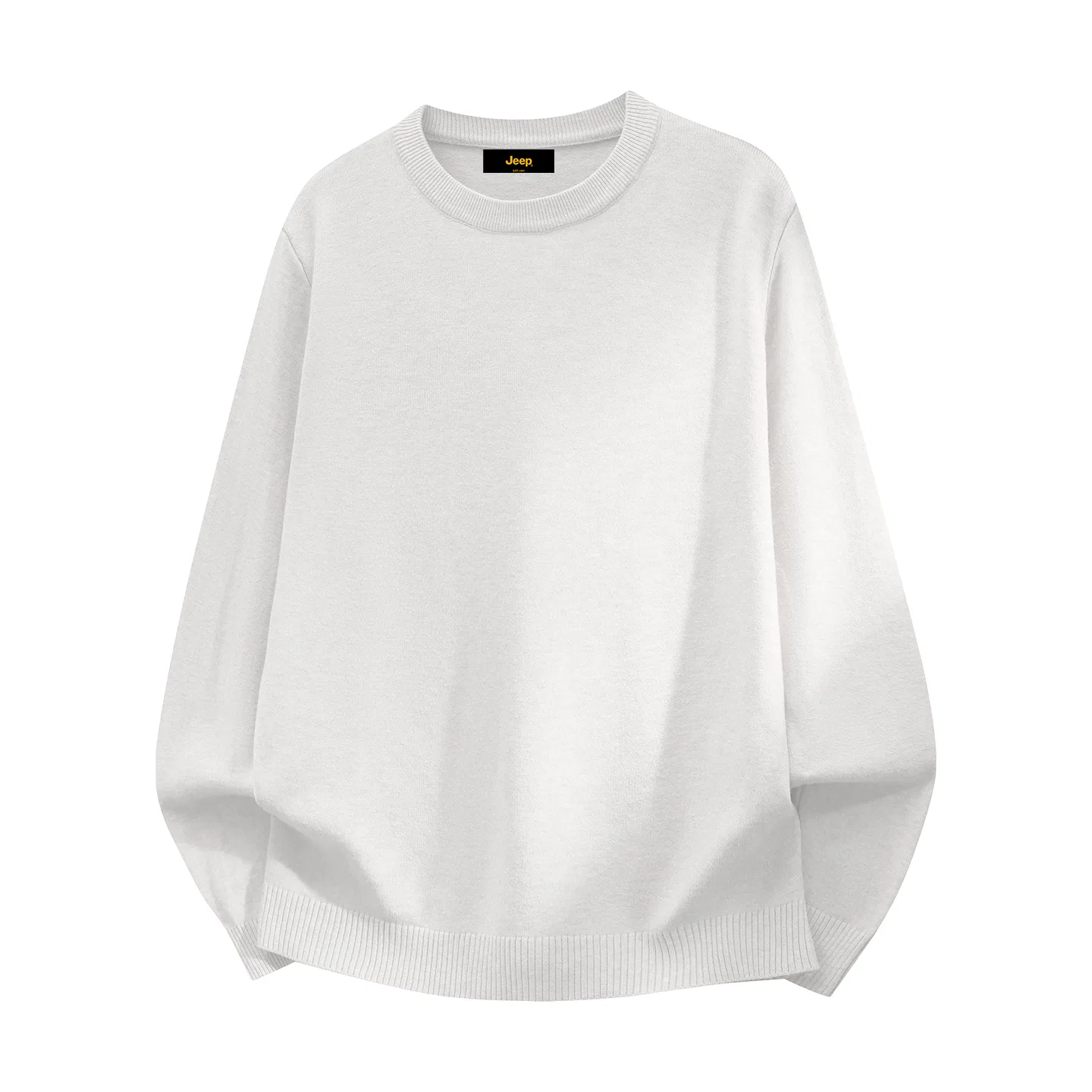 Детский свитер с круглым вырезом Urban Casual Jeep, White