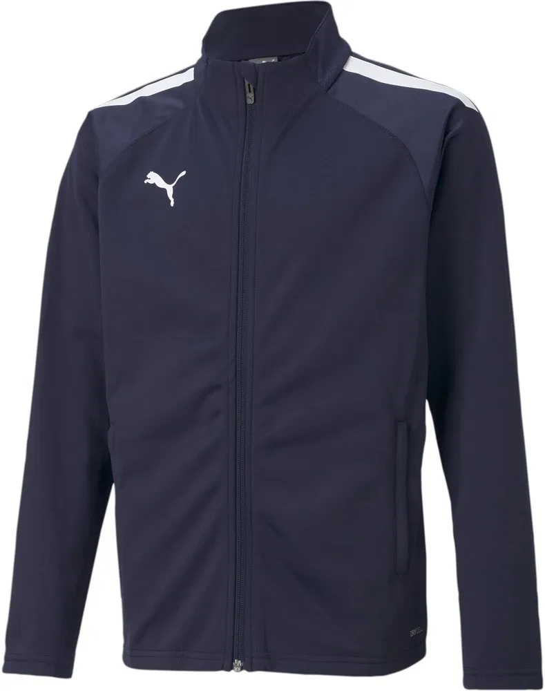 Куртка спортивная детская TeamLIGA Training Jacket Jr Puma, синий