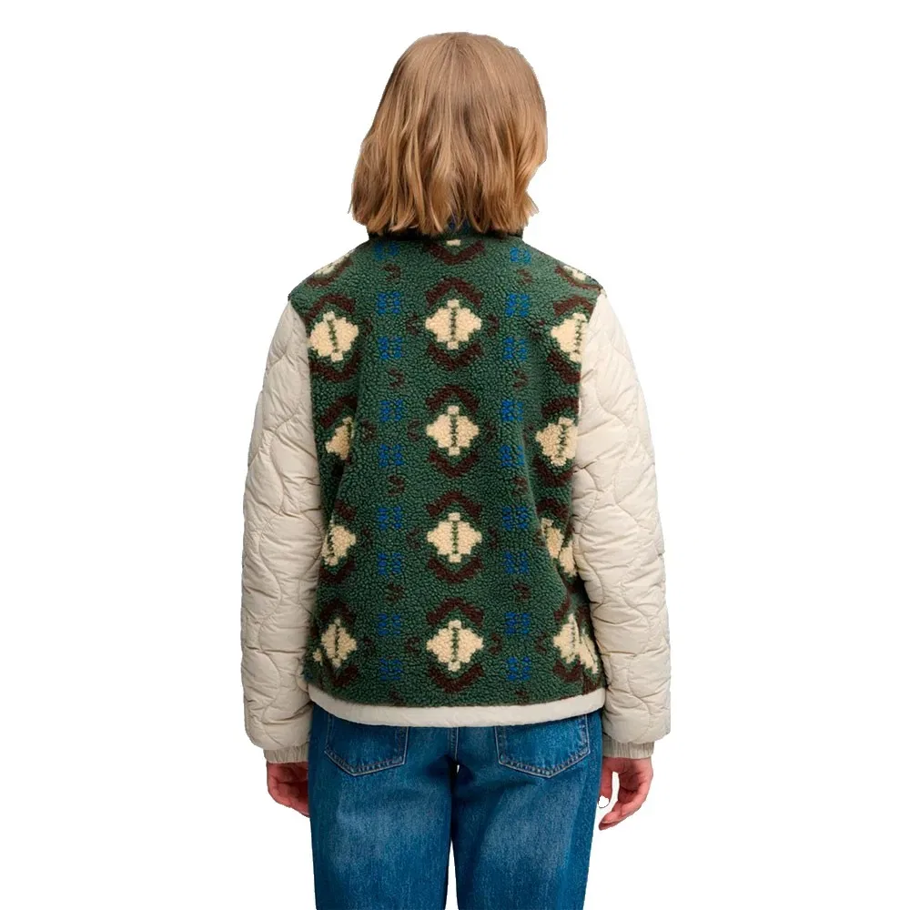 Женская куртка стеганая с флисом Fleece Onion Quilt Hybrid Superdry, Beige — фото 2