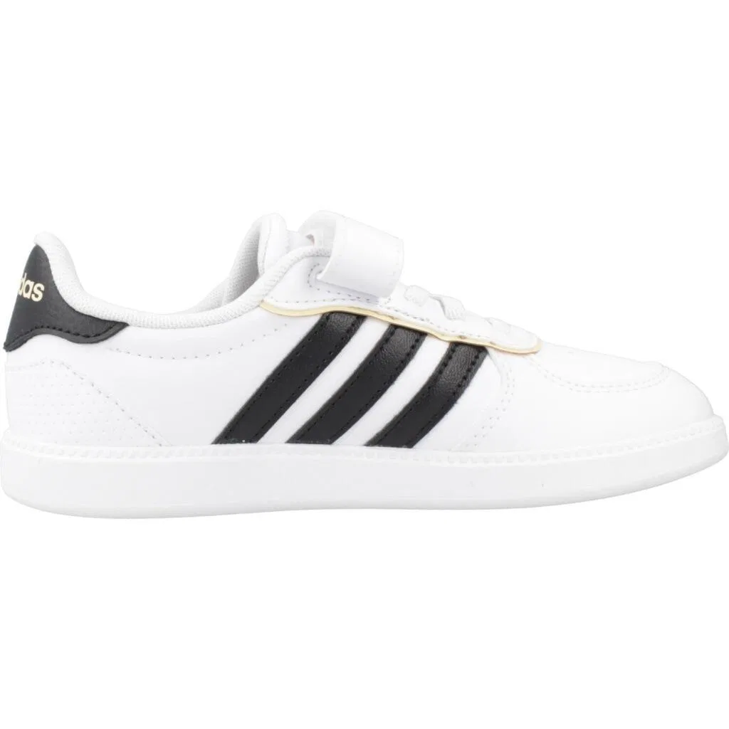 Детские кроссовки с эластичными шнурками BREAKNET SLEEK EL C Adidas, Weiss — фото 4