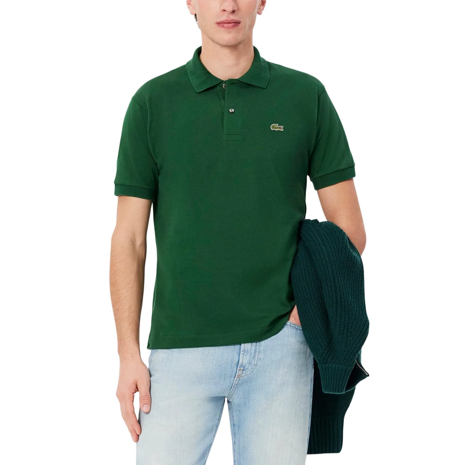 Мужское поло с коротким рукавом L121200 Lacoste, 2-Green