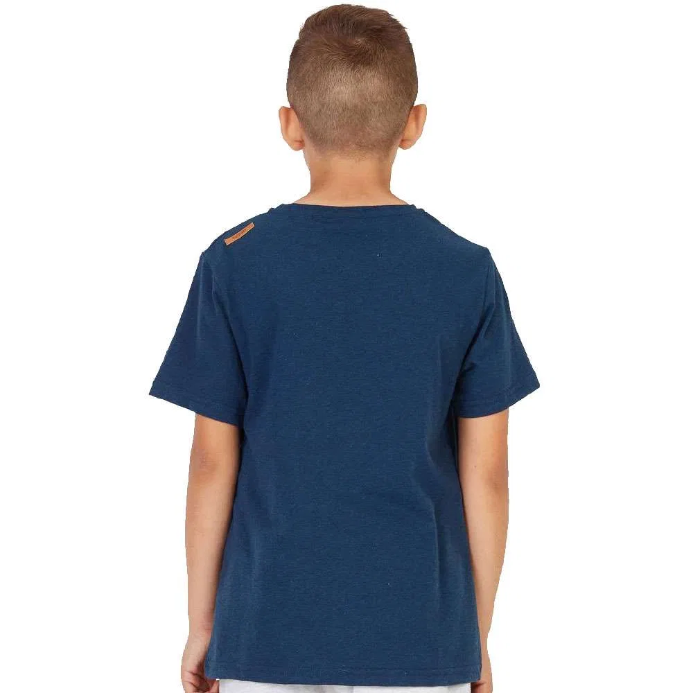 Рубашка Picture Roots Kurzarmshirt Dark Blue — фото 2