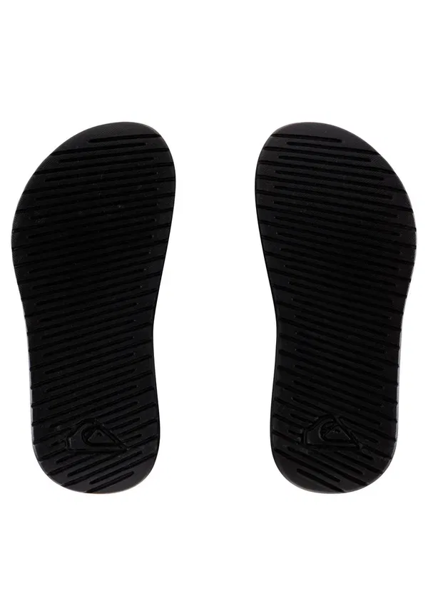 Тапочки с ремешком Synthetics Quiksilver Black/White, белый/черный — фото 4
