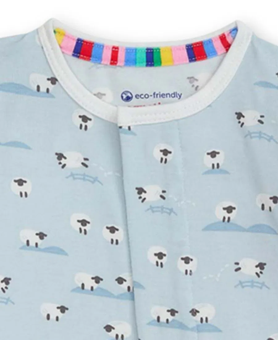 Боди-комбинезон с длинным рукавом Baa Baa Baby Magnetic Me, Blue — фото 3