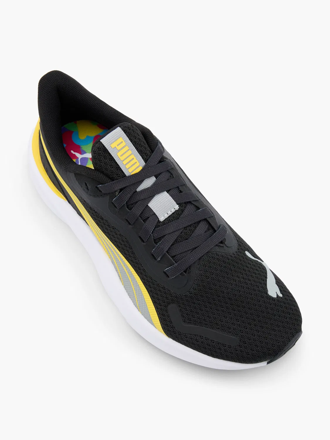 Детские кроссовки шнуровка PUMA, черный — фото 2