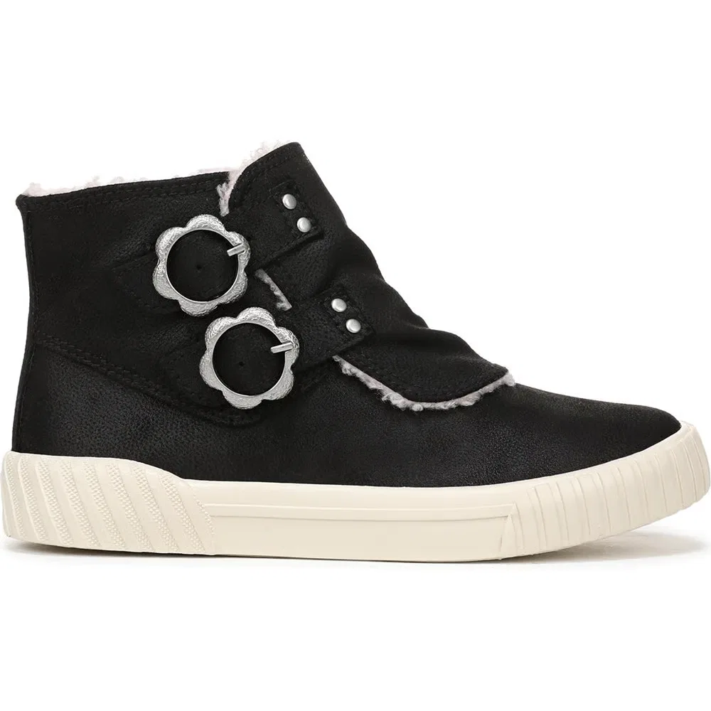 Детские высокие кроссовки Whisker-K Blowfish Malibu, Black Faux Leather — фото 2