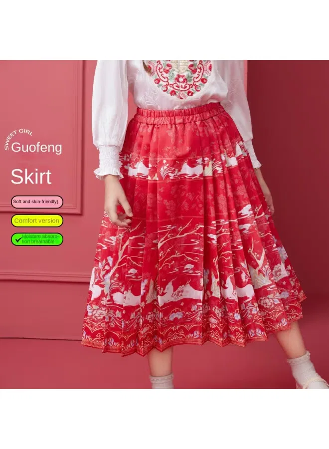 Платье с вышивкой в китайском стиле Hanfu Abckids — фото 2