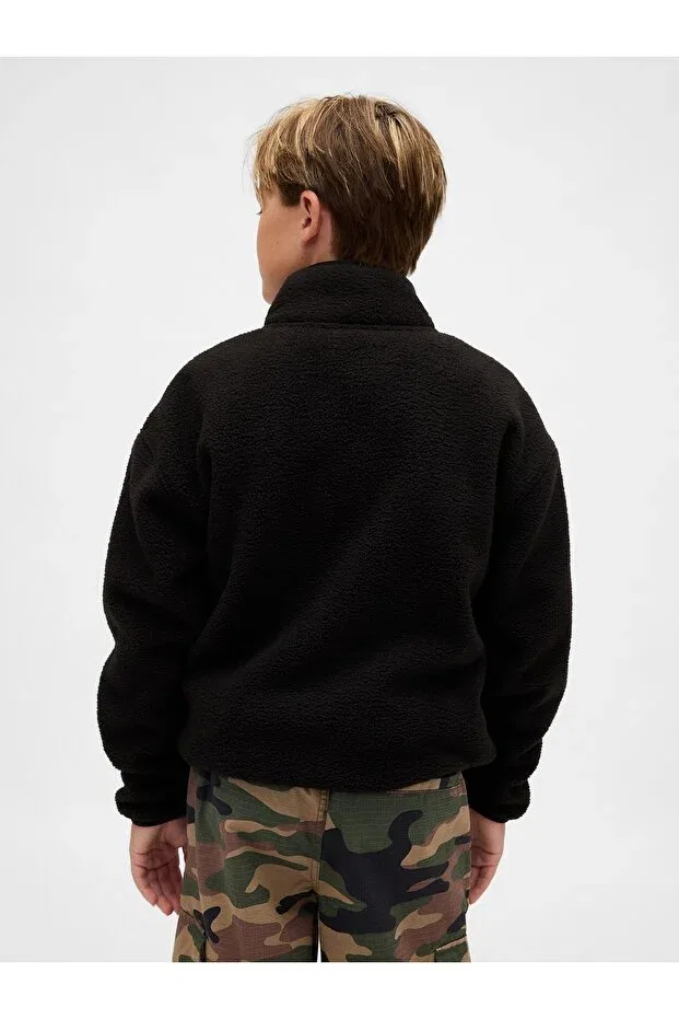Детские свитшот для мальчиков с принтом Gap, Black-003 — фото 4