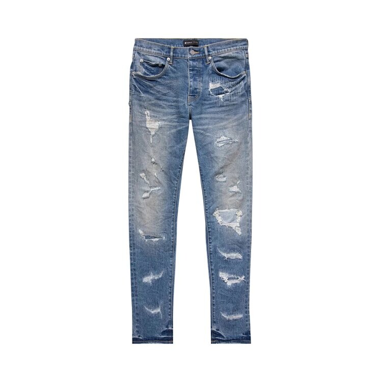 

Джинсы PURPLE BRAND Heavy Distress Repair Jeans, синий
