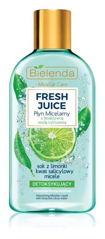 

Мицеллярная вода для комбинированной и чувствительной кожи Bielenda Fresh Juice Lime