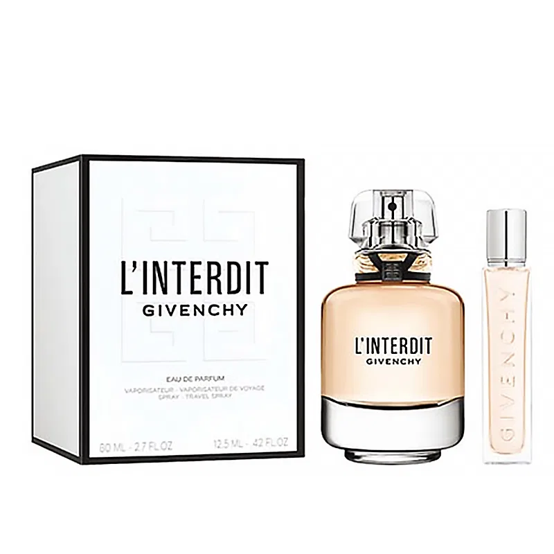 Женский набор парфюмерной воды Fearless Mind Eau De Parfum Gift Box Set, Oriental Potpourri Scent Eau De Parfum EDP Neroli Tuberose Vetiver, Givenchy, 80мл + 12.5мл