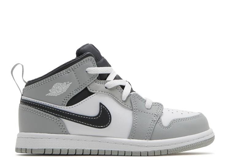 

Кроссовки Air Jordan 1 Mid TD 'Light Smoke Grey', серый (Размер 20 RU)