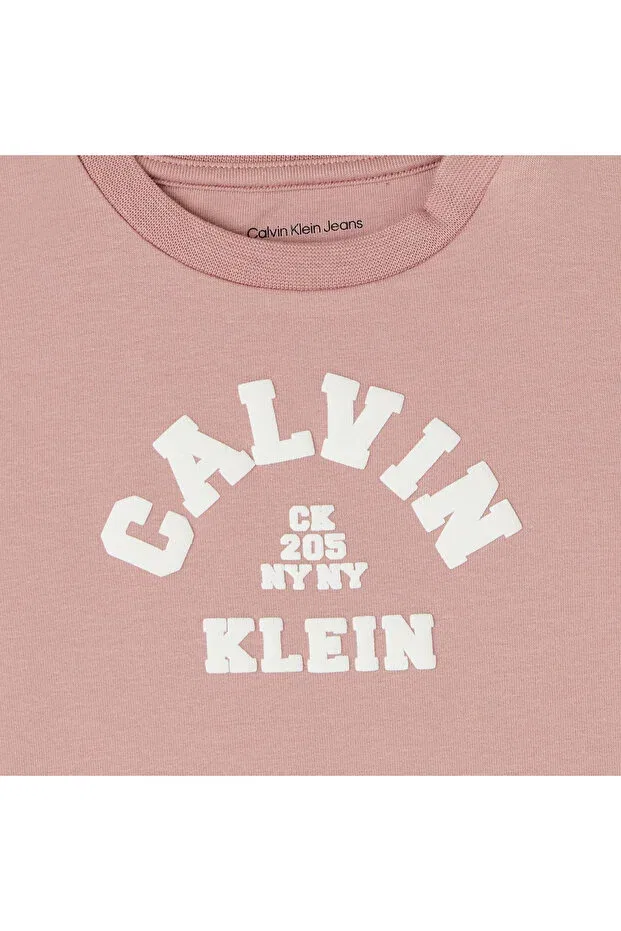 Детский для девочек спортивный костюм с принтом Calvin Klein, Pink — фото 2