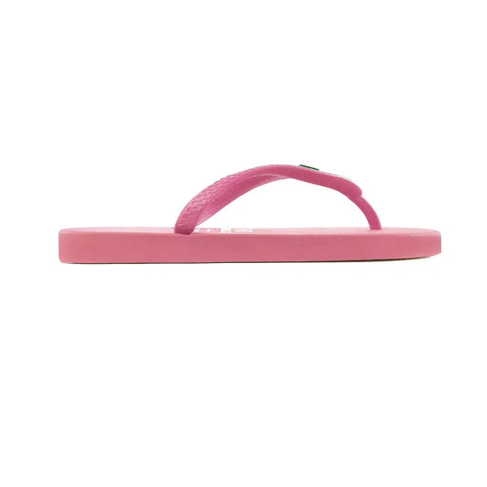 Детские шлепанцы для девочек с рельефной подошвой Classic Brasil NL KID Brasileras, Pink — фото 3
