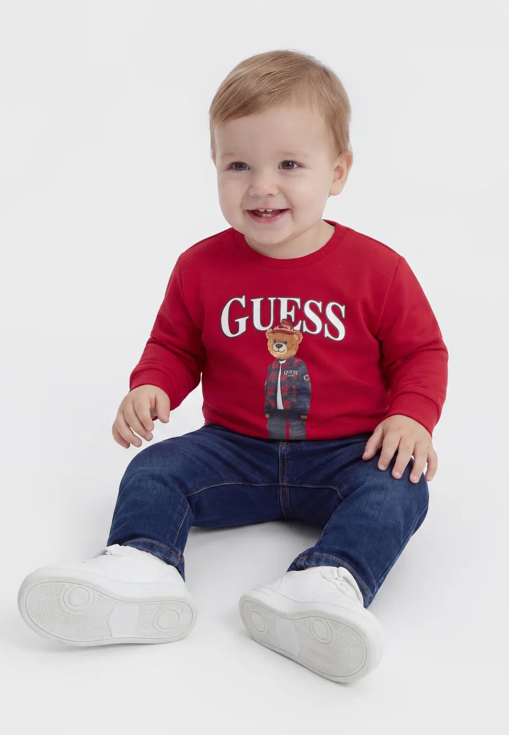 Детская спортивная толстовка для малышей и детей младшего возраста Guess, Chili Red