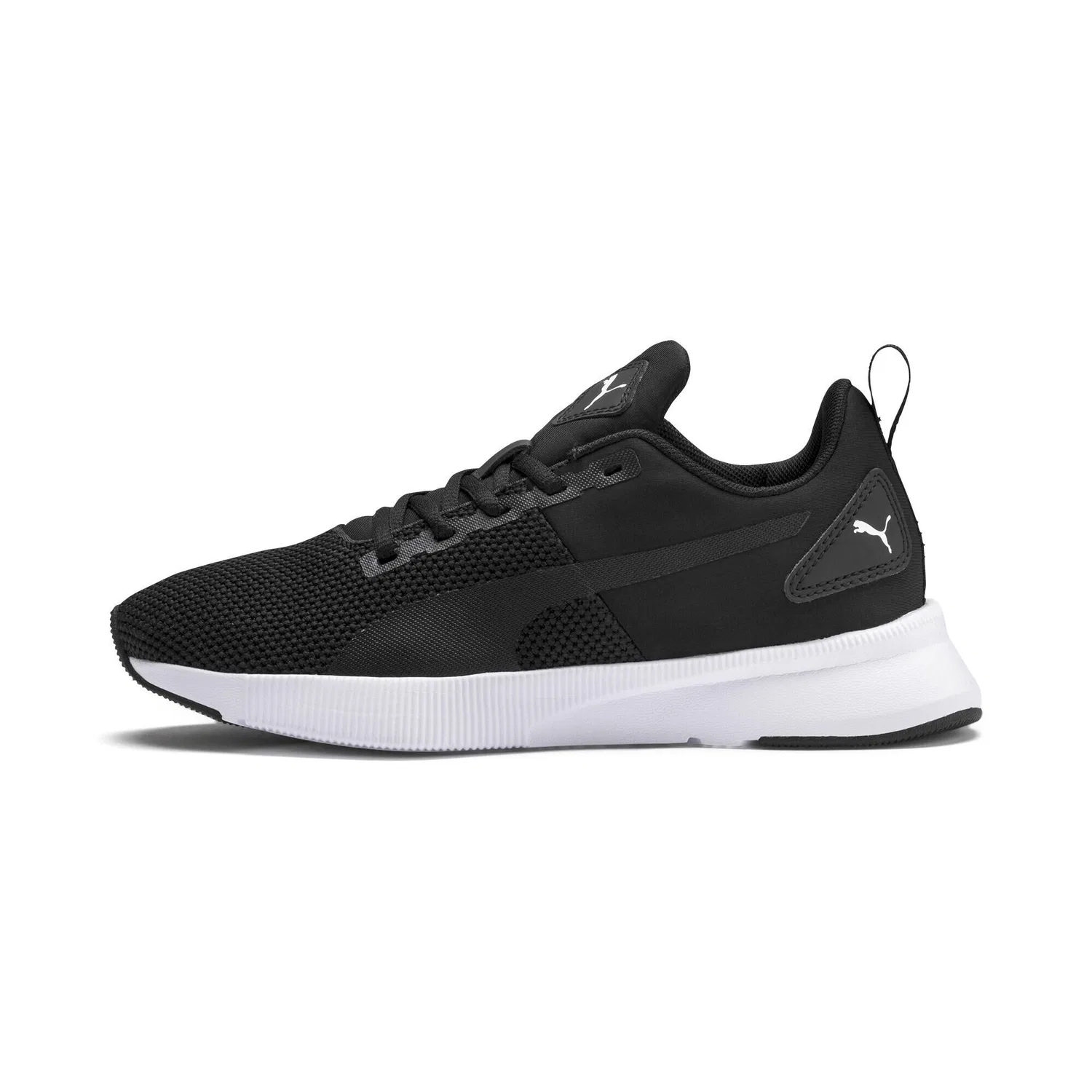 Детские кроссовки с дышащим верхом Flyer Runner Puma, Schwarz Weiss — фото 3