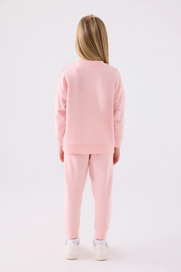 Детский спортивный костюм для девочек с принтом Licensed Rolypoly, Pink — фото 3