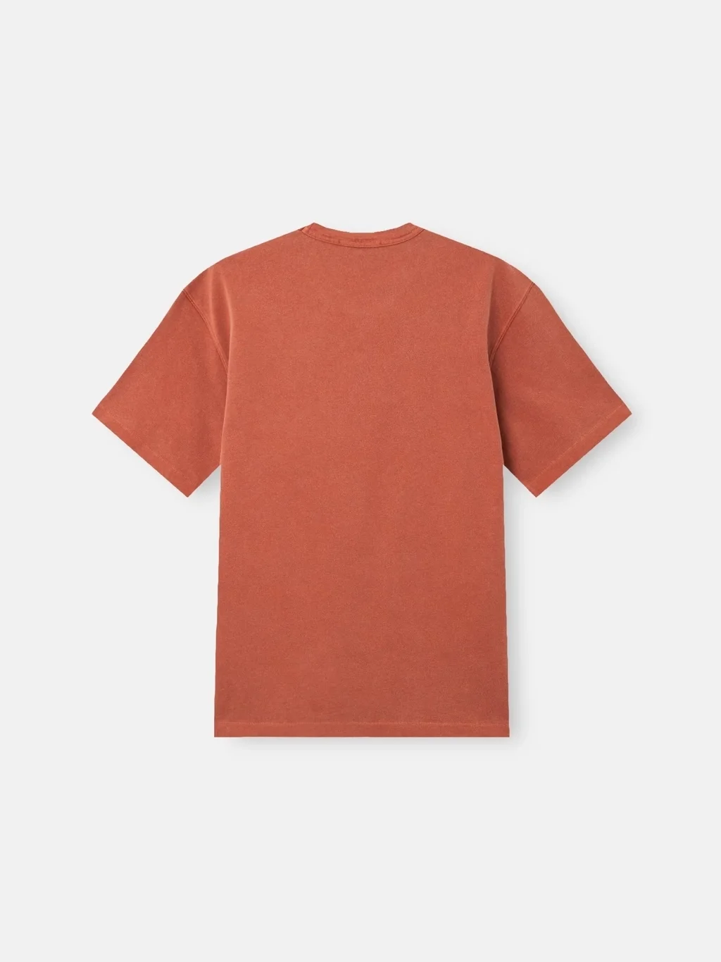 Мужская футболка Stone Island Regular-fit With Rectangular Print, кирпично-красный — фото 4