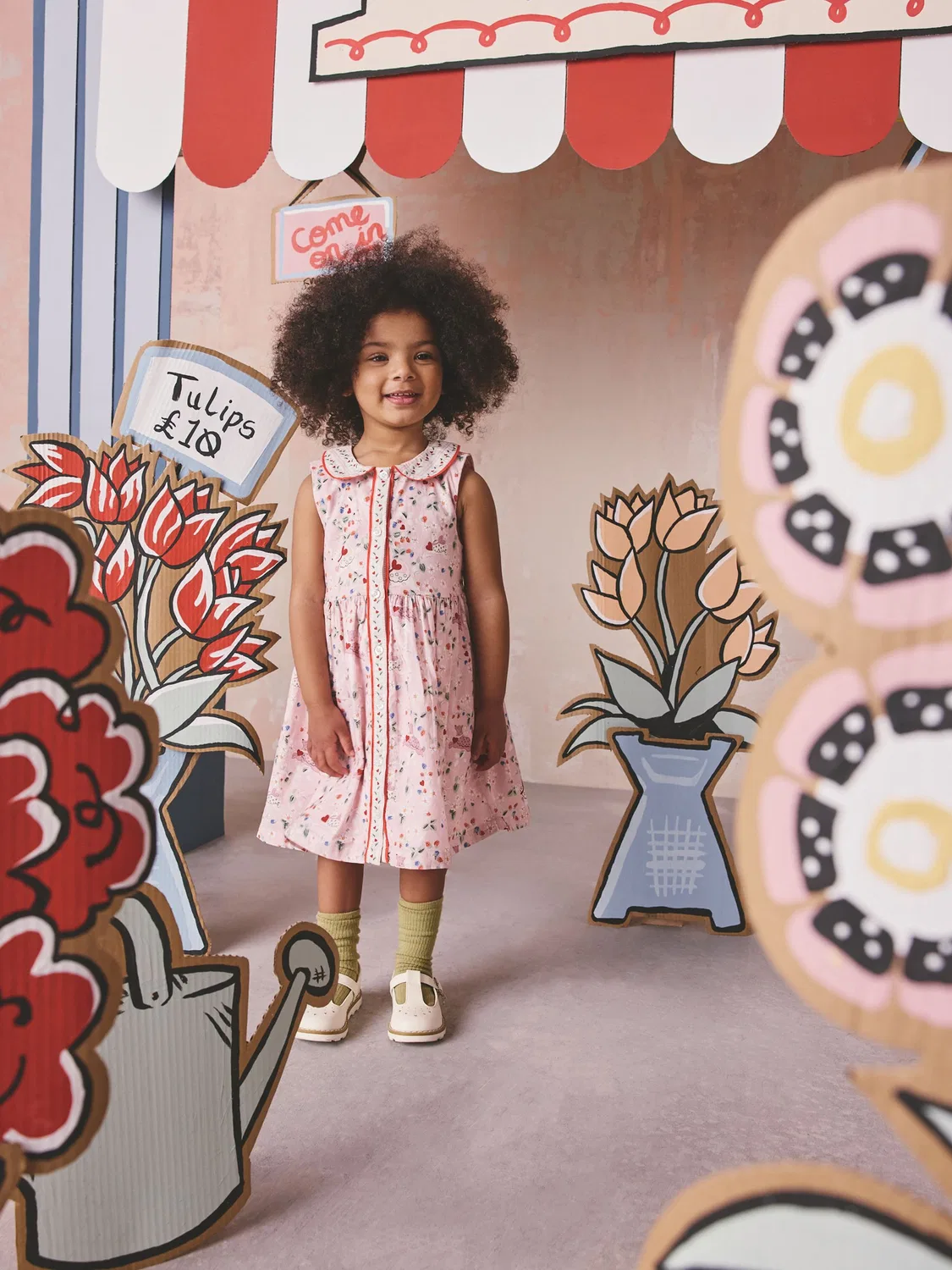 Платье с цветочным принтом, Cath Kidston Next, Cath Kidston Pink Ditsy — фото 2