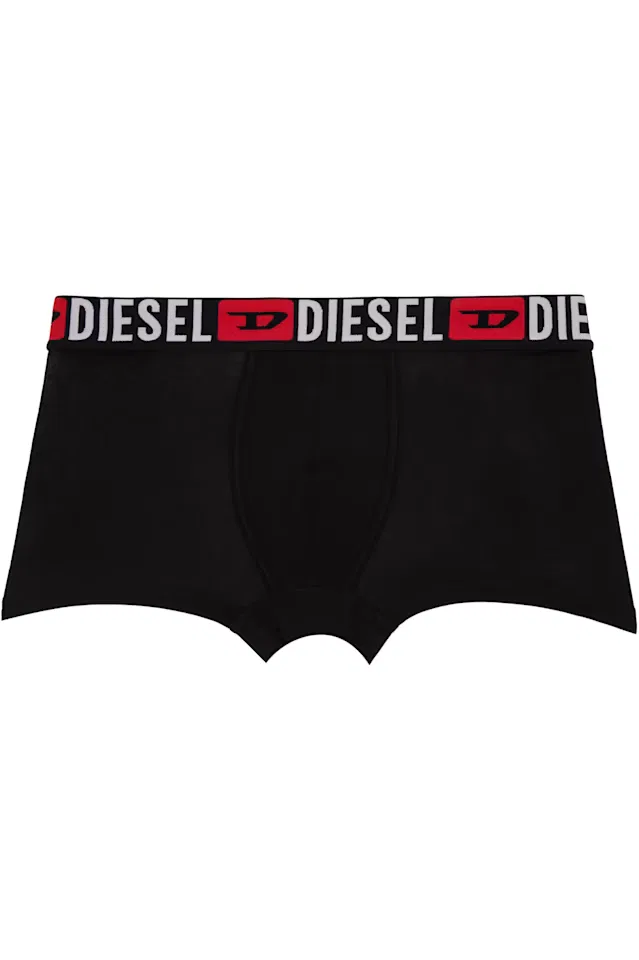 Комплект из трех черных боксерских трусов umbx-damienthreepack Diesel — фото 2