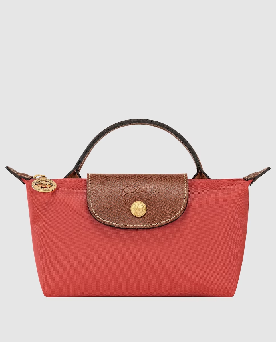 

Маленькая большая сумка-тоут Le Pliage Original на молнии Longchamp, красный