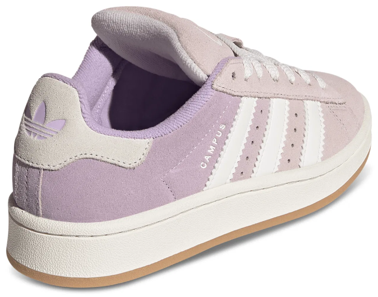 Кроссовки для девочек Campus 00s Adidas, цвет Core White/Almost Pink/Powder Plum — фото 3