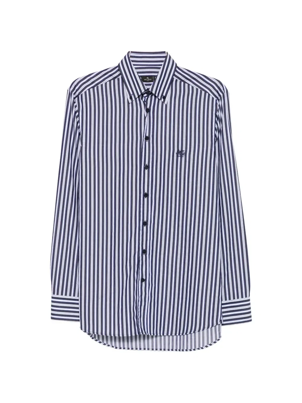 Рубашка на пуговицах в полоску ETRO, синий