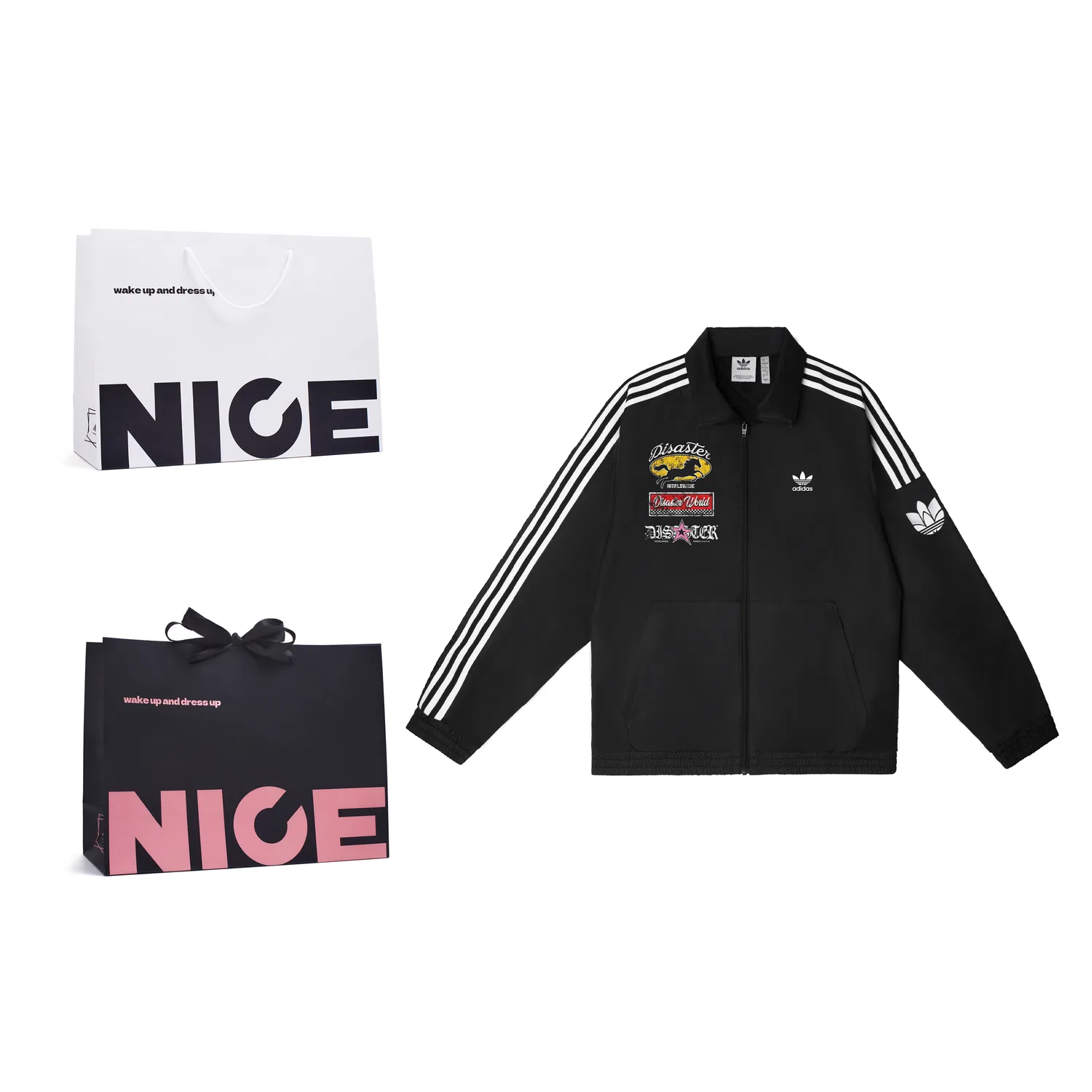 Мужская куртка с принтом 3 Stripe Jacket Adidas Originals, Box