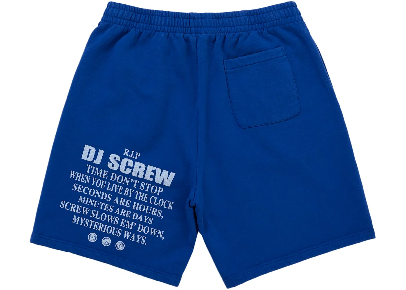 Мужские шорты с принтом Sweatshort Supreme, Blue — фото 2