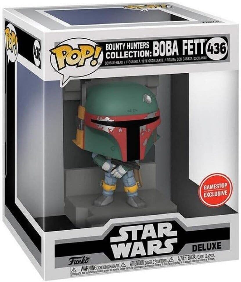 

Фигурка Funko POP! Deluxe: Star Wars Bounty Hunters Collection Boba Fett Metallic Exclusvie