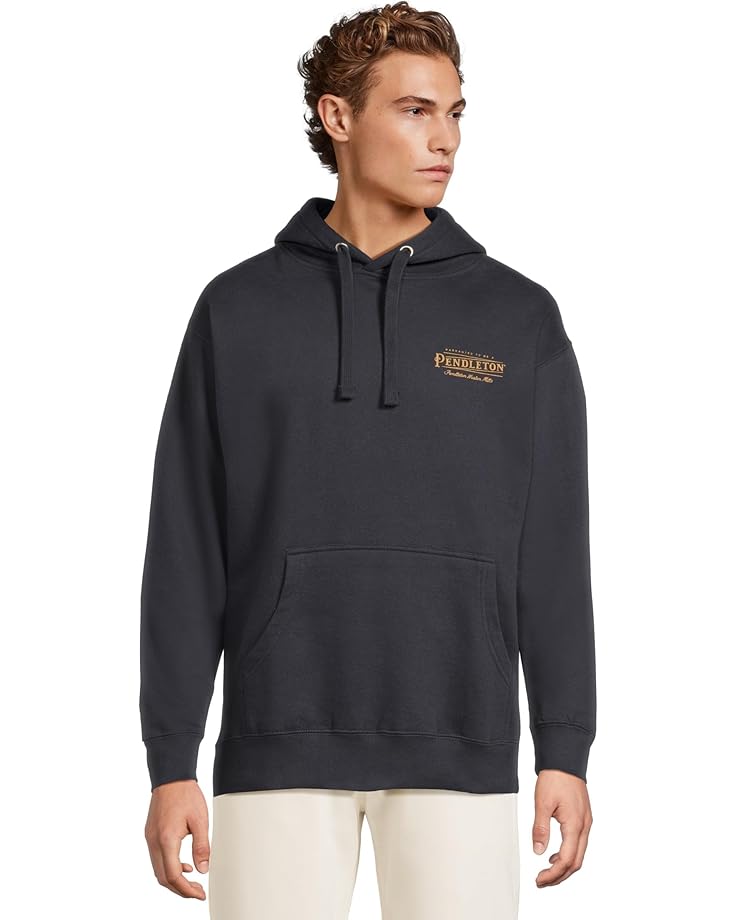 

Худи Pendleton Heritage Logo Hoodie, цвет Navy Blazer/Gold