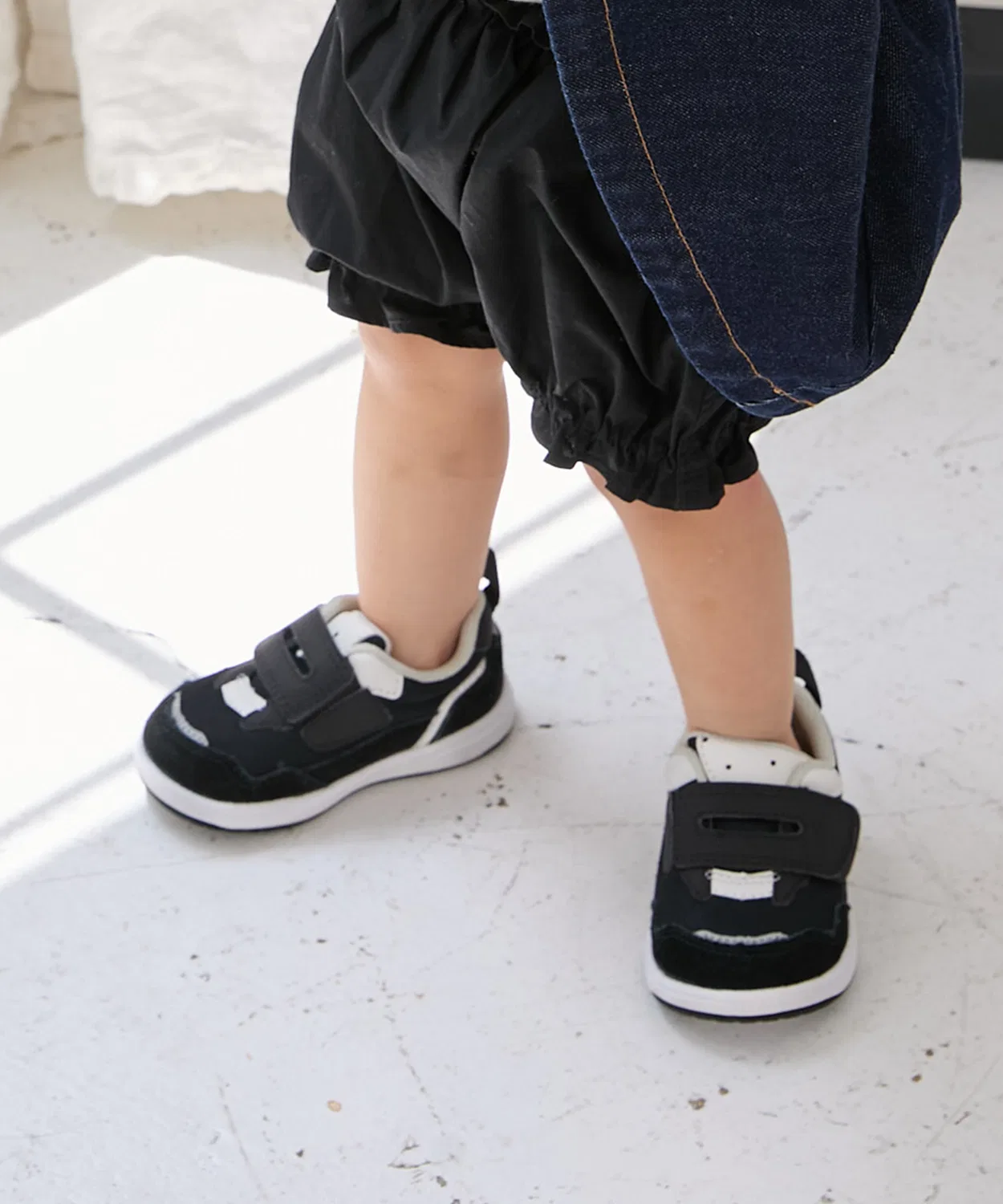 Детские кроссовки для девочек с принтом в горошек IENA ENFANT x IFME Bon Chic, Black