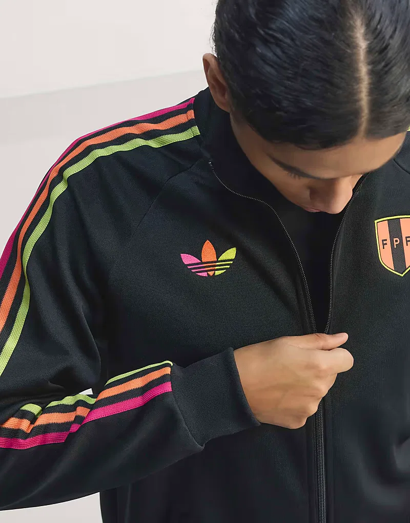 Куртка спортивная Peru Originals Adidas Performance, черный — фото 4