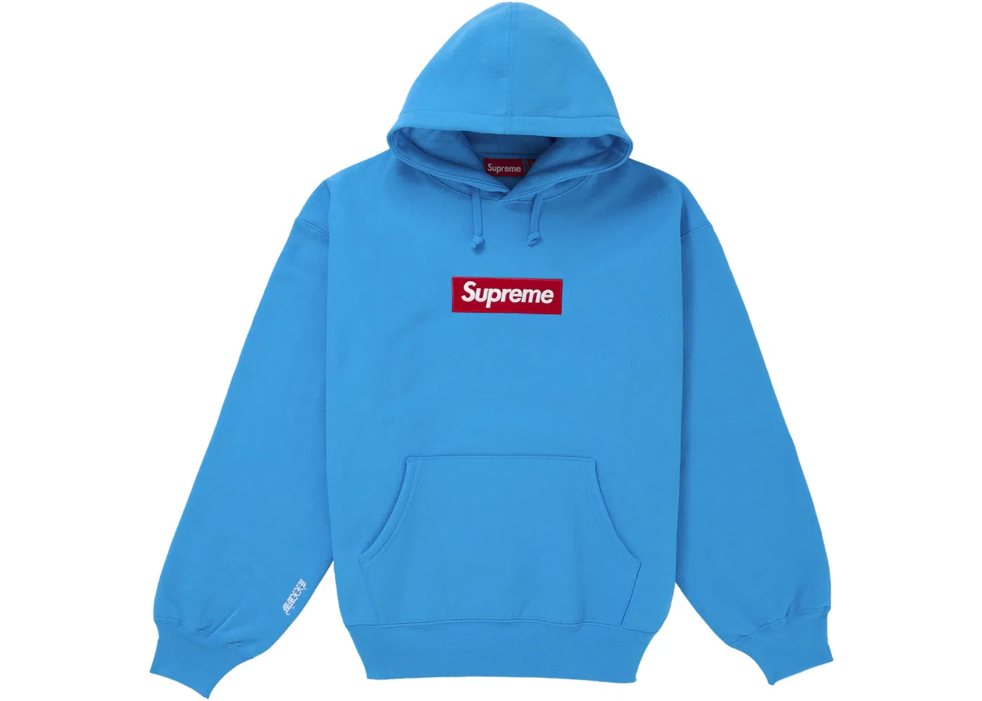 Мужской худи с принтом Box Logo Supreme, Sweatshirt (FW25), Cyan