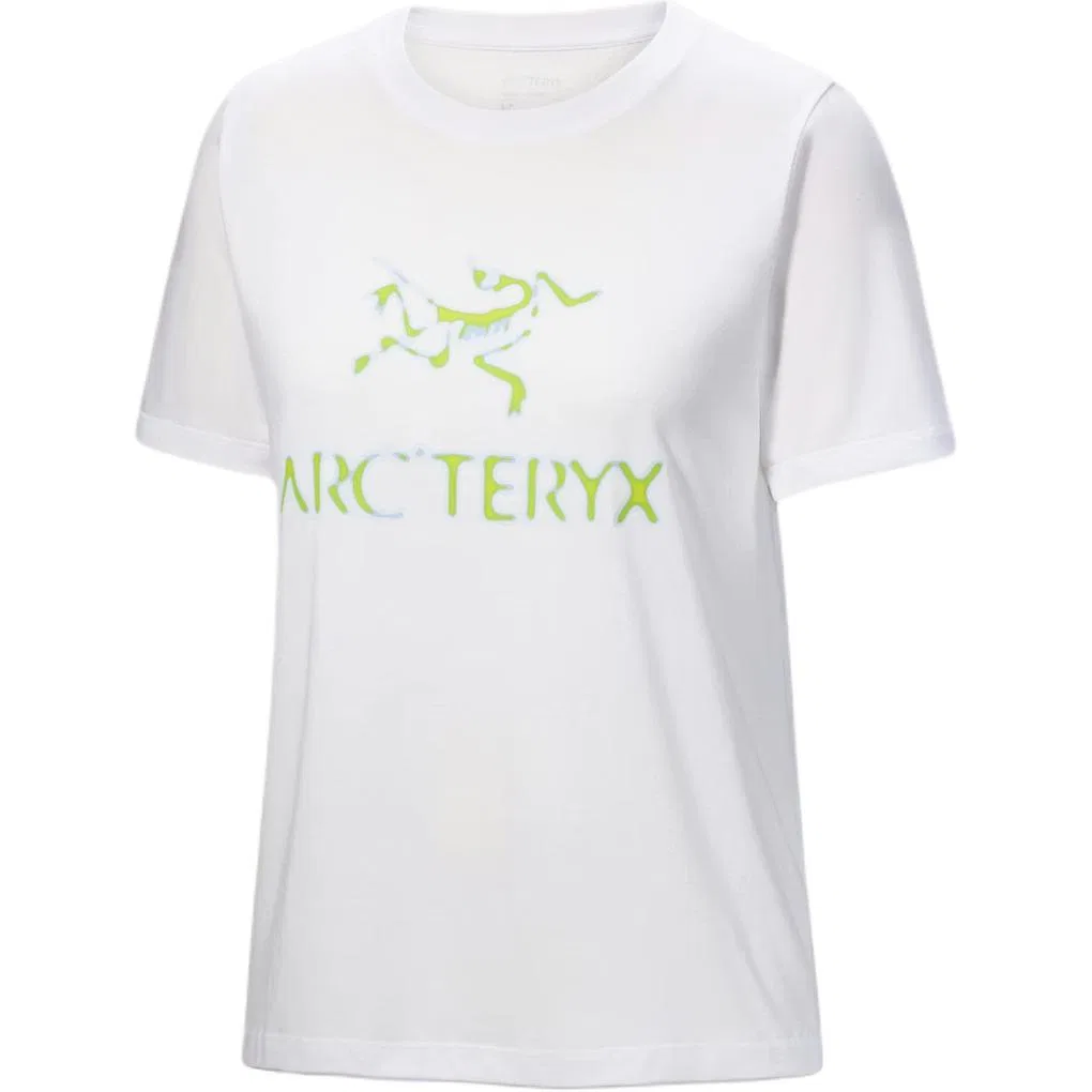 Женская футболка с коротким рукавом Kragg SL Arcteryx, Ivory White/White Light