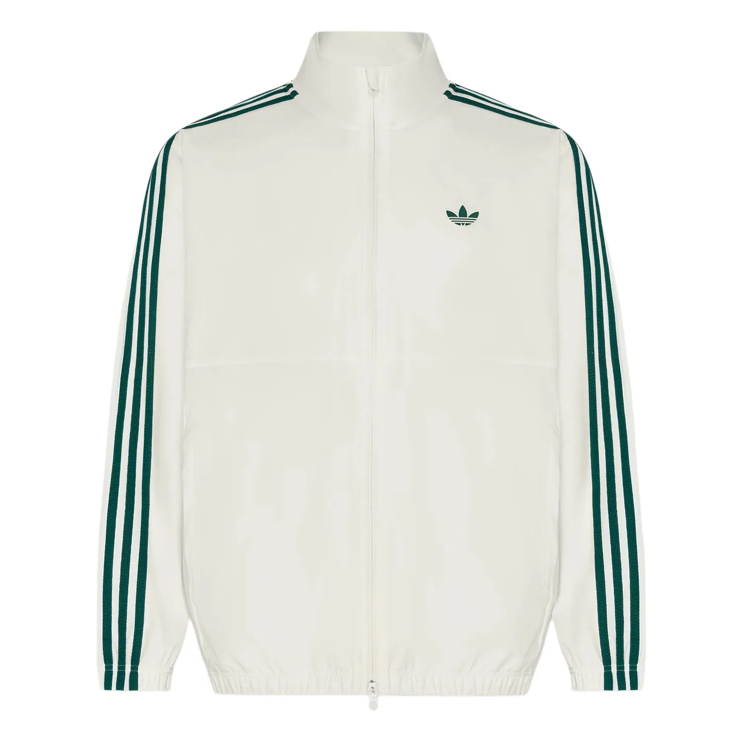 Мужская куртка из коллекции Tennis Style, с воротником-стойкой, Jade White/Forest Green, Adidas Originals