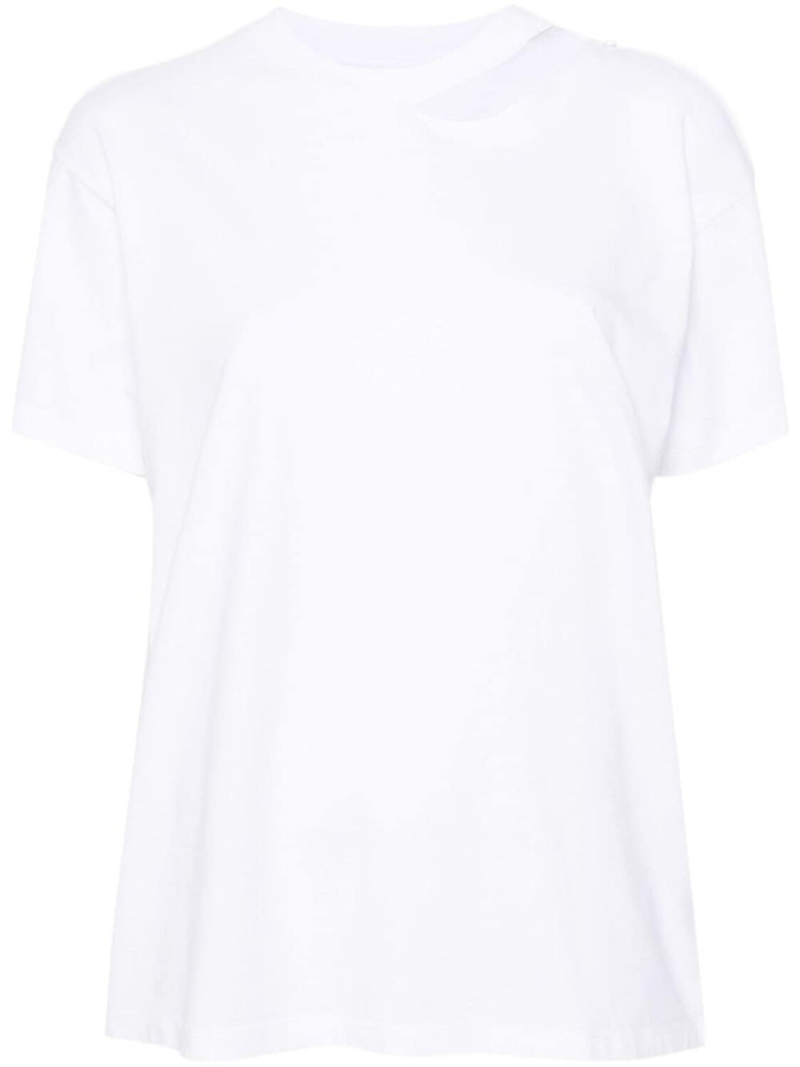 

MM6 Maison Margiela футболка с брошью, белый